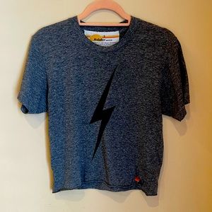 Aviator nation grey bolt tee.